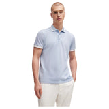 BOSS Cotton Pique Polo Shirt with Contrast Stripe  50494697-450