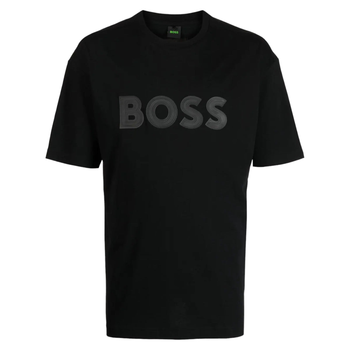 BOSS Logo-Print Cotton T-Shirt In Black 50501232-001