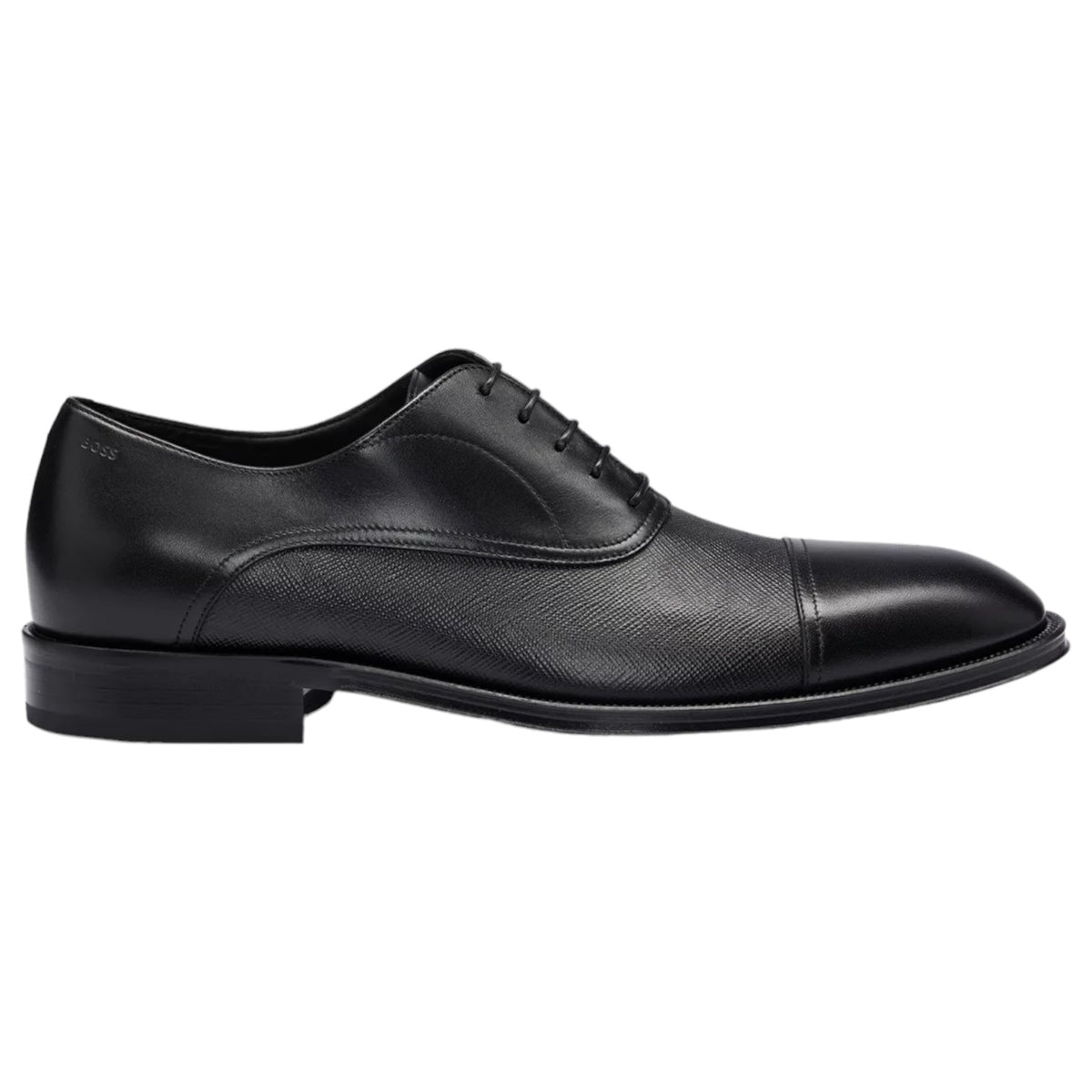 Boss Oxford Shoes In Plain And Saffiano Leather Print  50509295-001