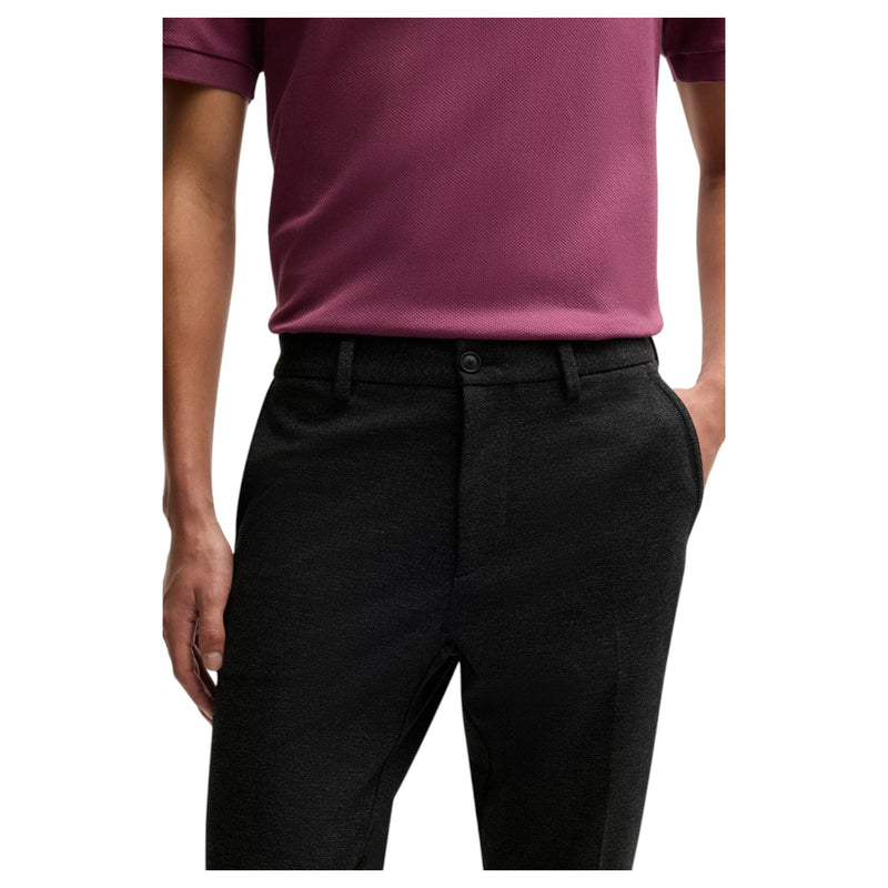 Boss Slim-Fit Trousers In Salt-And-Pepper Stretch Jersey 50530871