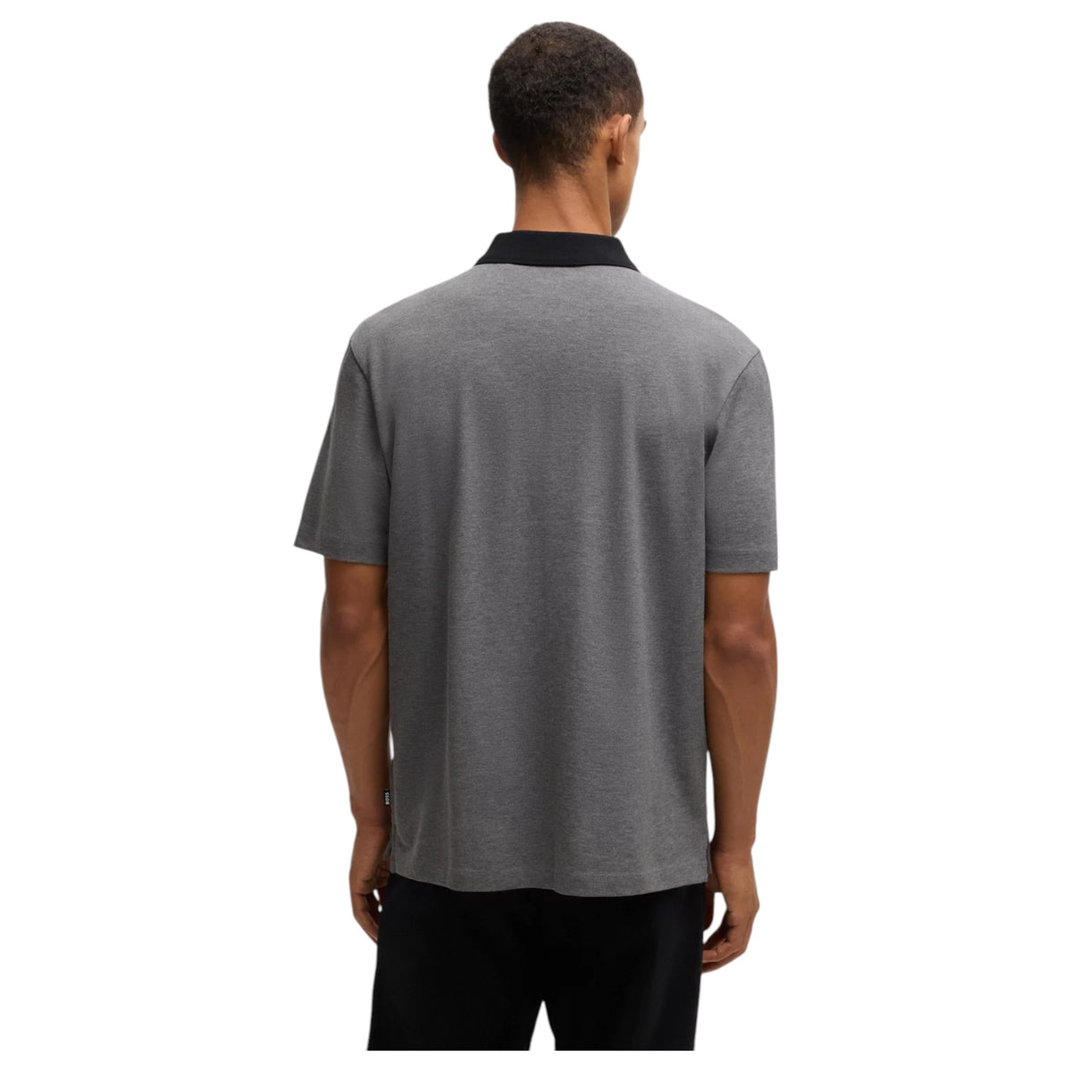 Boss Mercerised-Cotton Polo Shirt With Script Logo 50531402