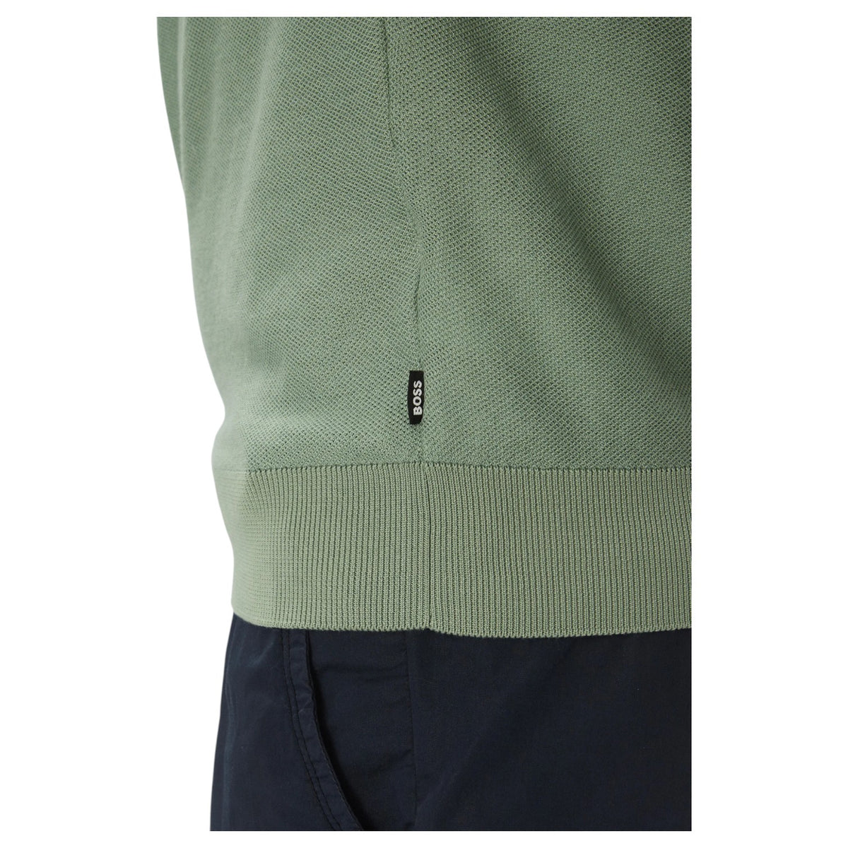 BOSS Sweater With Johnny Collar  50537654 373
