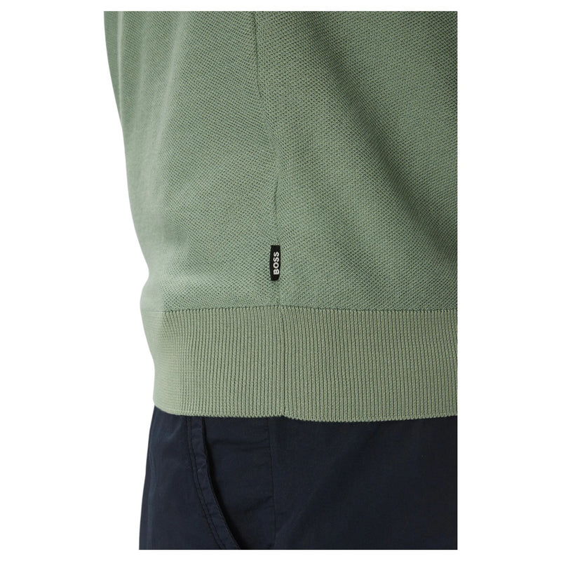 BOSS Sweater With Johnny Collar  50537654 373
