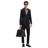 Boss Tapered-Fit Trousers In Machine-Washable Stretch Fabric 50546063