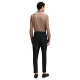 Boss Tapered-Fit Trousers In Machine-Washable Stretch Fabric 50546063