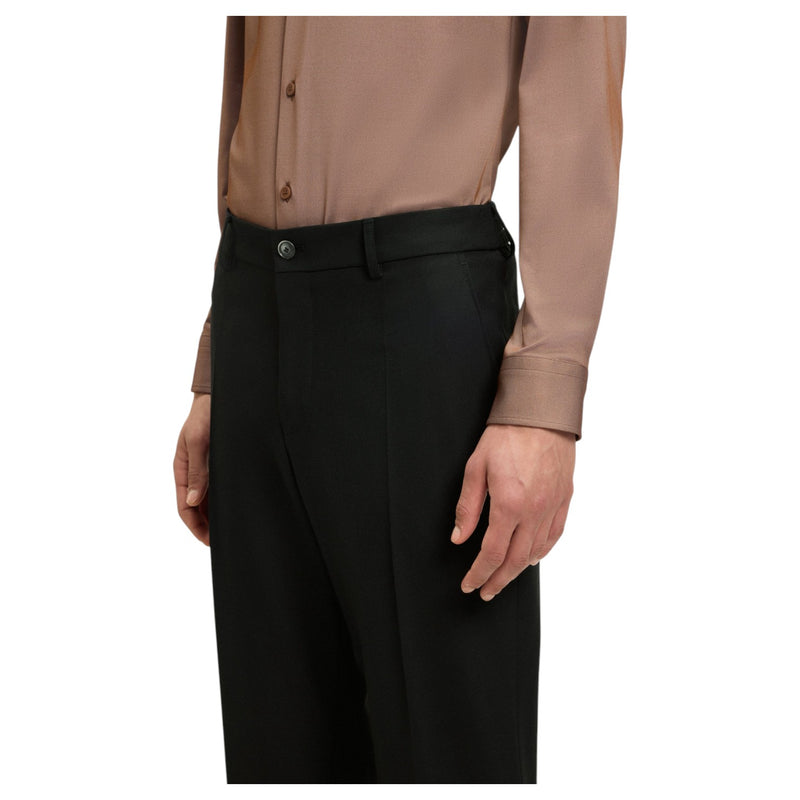 Boss Tapered-Fit Trousers In Machine-Washable Stretch Fabric 50546063