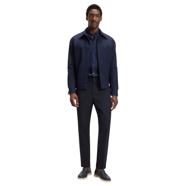 Boss Tapered-Fit Trousers In Machine-Washable Stretch Fabric 50546063