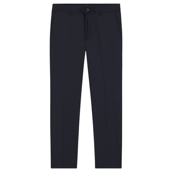 Boss Modern-Fit Trousers In A Wool Blend With Draw Strings