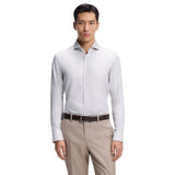 Boss Checked Regular-Fit Shirt in Italian-Made Cotton Twill