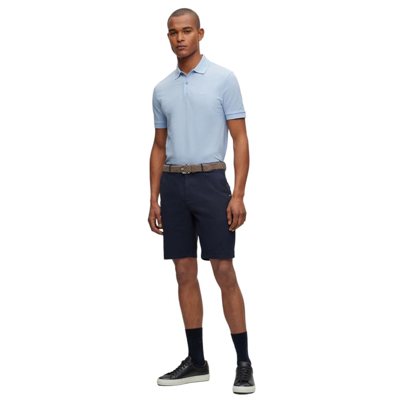BOSS Pallas Light Blue Polo 50468301 457 – J&Z Couture