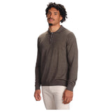 Garnet Long Sleeve Polo Sweater 7002-17 Brown