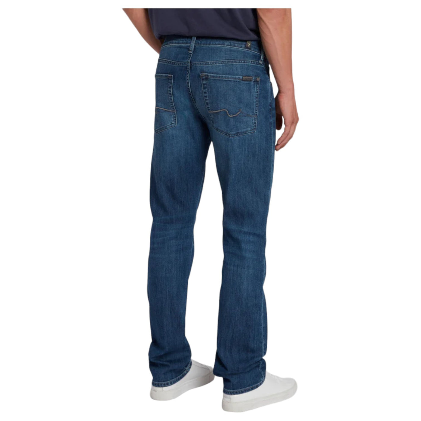 7 for all mankind JSRC1200LFMIDBLUE 関税送料込 7 For All Mankind The Straight tapered straight leg In Blue
