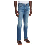 7 For All Mankind Luxe Performance Plus Slimmy Slim Straight In Dark Blue  7T51183L Blue