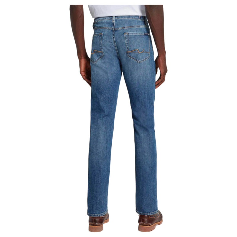 7 For All Mankind Luxe Performance Plus Slimmy Slim Straight In Dark Blue  7T51183L Blue