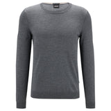 Boss Slim-Fit Sweater In Merino Wool With Crew Neckline 50468239