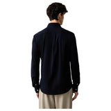 BOSS H-Roan Slim-Fit Stretch Knit Shirt