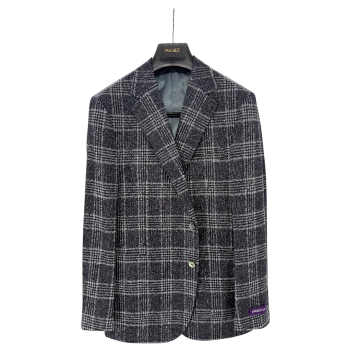 Bartorelli Navy Plaid Fusion Blazer  F629-165