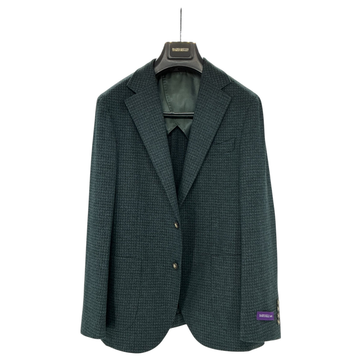 Original Bartorelli Fusion green textured blazer style 82330-39-1