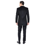 Bresciani Men's Long Coat In Wool And Cashmere  RGB-O-Black