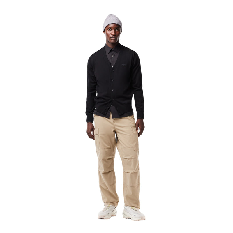 Lacoste Slim Fit Albini Button-Down Black Shirt  CH0141-51-031