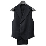 J&Z Couture Men's 3pc Peak Lapel Suit  224002/3