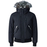 DIXON-X Black/Silver 2-in-1 Nordic Tech Down Bomber With Silver Fox Fur
