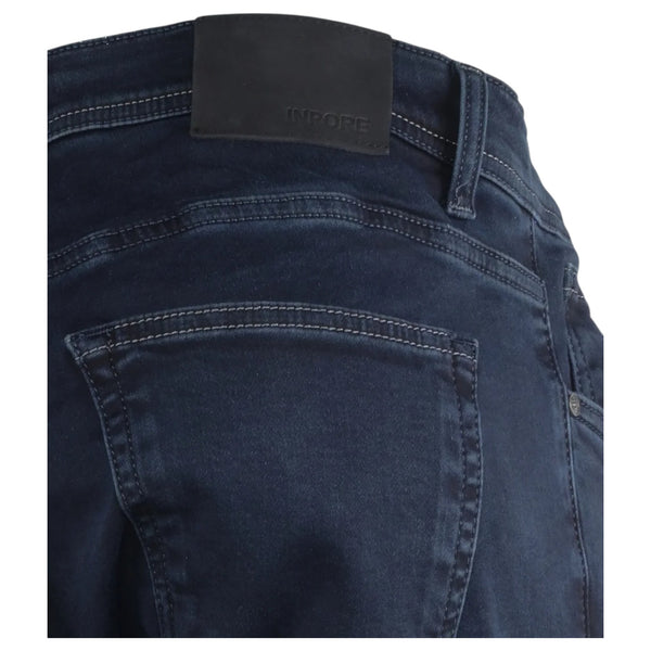Inpore Men's Jeans Stretch Slim Fit Dark Blue  3022W1225