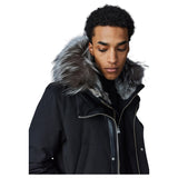 Mackage EDWARD 2-in-1 down parka with hooded bib and silver fox fur