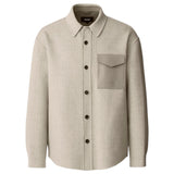Mackage EMMANUEL-HB Double-Face wool Overshirt in Herringbone