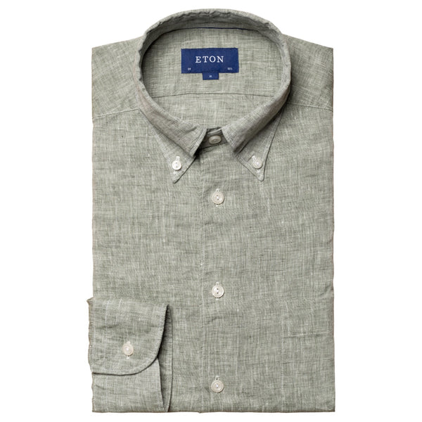 eton collar dress shirt Eton Men's Slim-Fit Twill Dress Shirt with Cutaway Collar