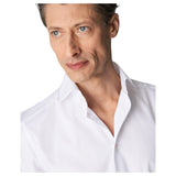 Eton White Signature Twill Shirt-Wide Spread  100003639 00