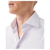 Eton Pink Micro Check Pattern Shirt  100011086 51 100011667 51