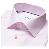 Eton Pink Twill Shirt Slim Fit   100001767 53