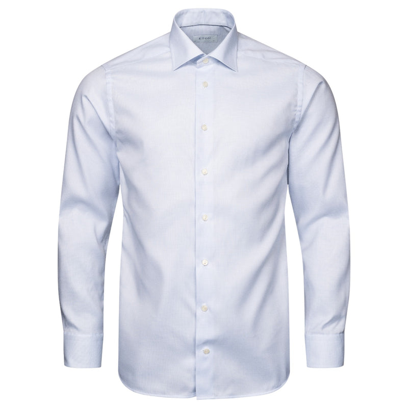 Eton Light Blue Royal Dobby Shirt Slim Fit  100010382 23