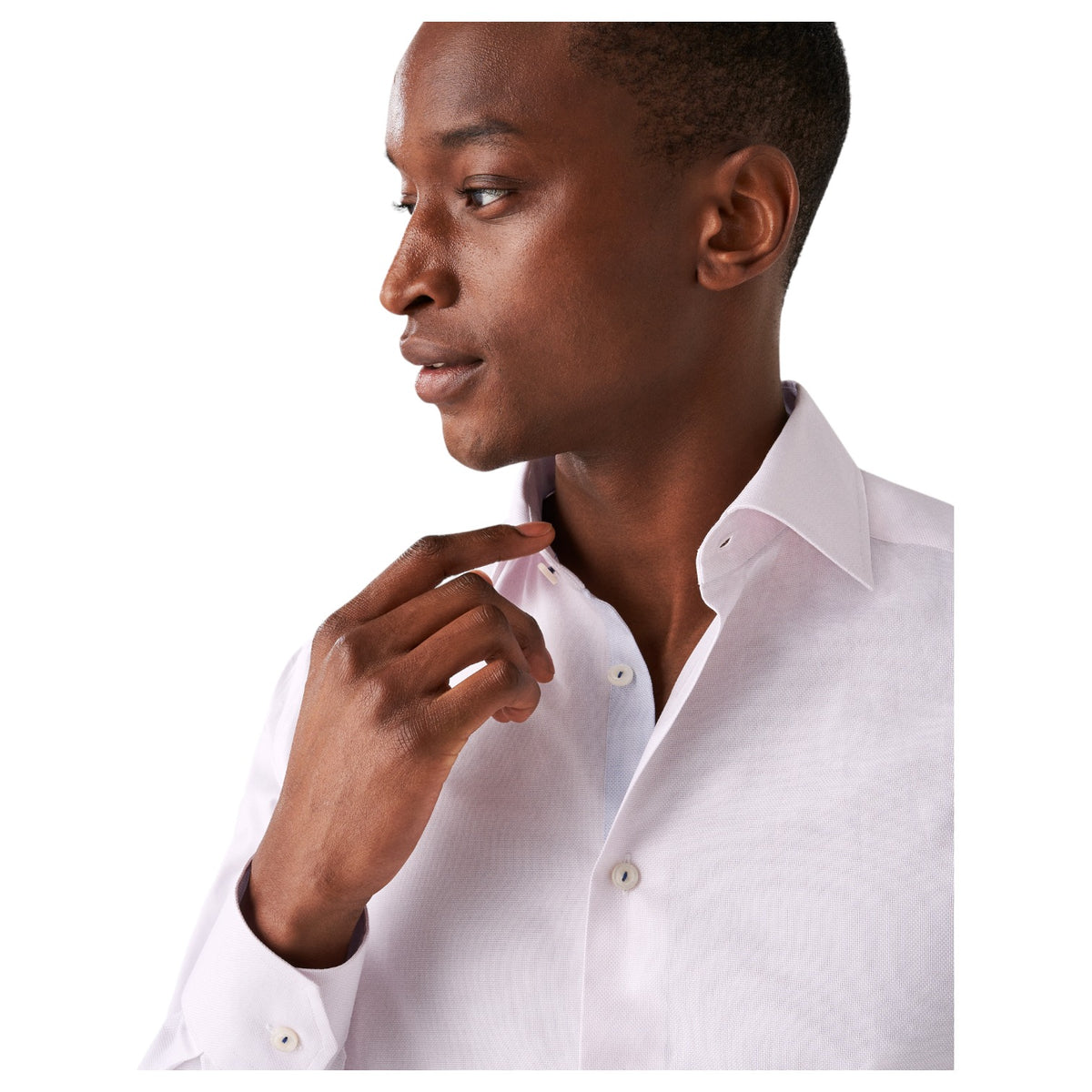 Eton Dobby Pink Shirt In Slim/Contemporary  100010382 51