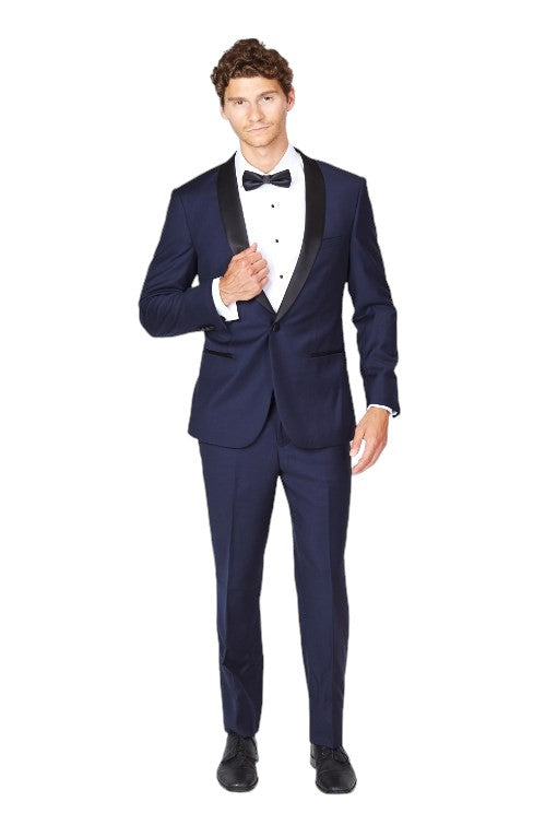 Bresciani Shawl-Lapel Tuxedo  GB-137 Blue