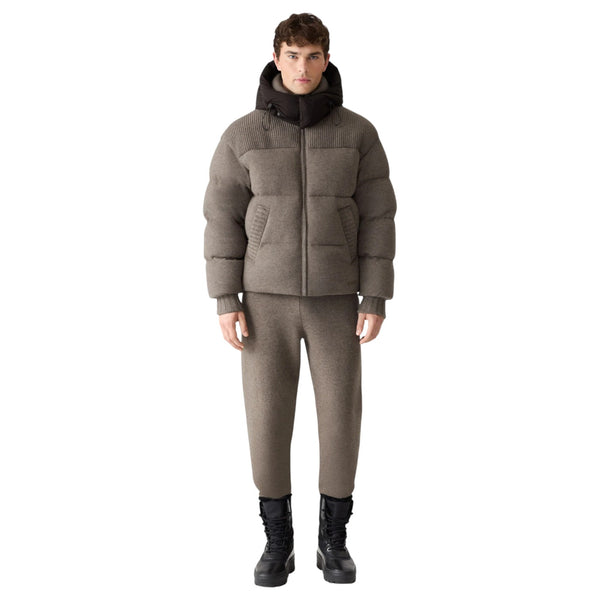 Mackage GRIFFEN Cashmere-Blend Down Jacket with Removable Hood