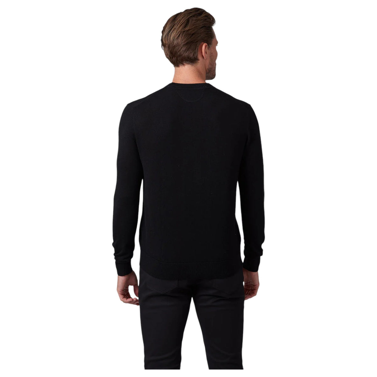 Raffi Classic V-Neck Sweater in 100% Merino Wool  HWC19391 Mix
