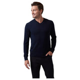 Raffi Classic V-Neck Sweater in 100% Merino Wool  HWC19391 Mix