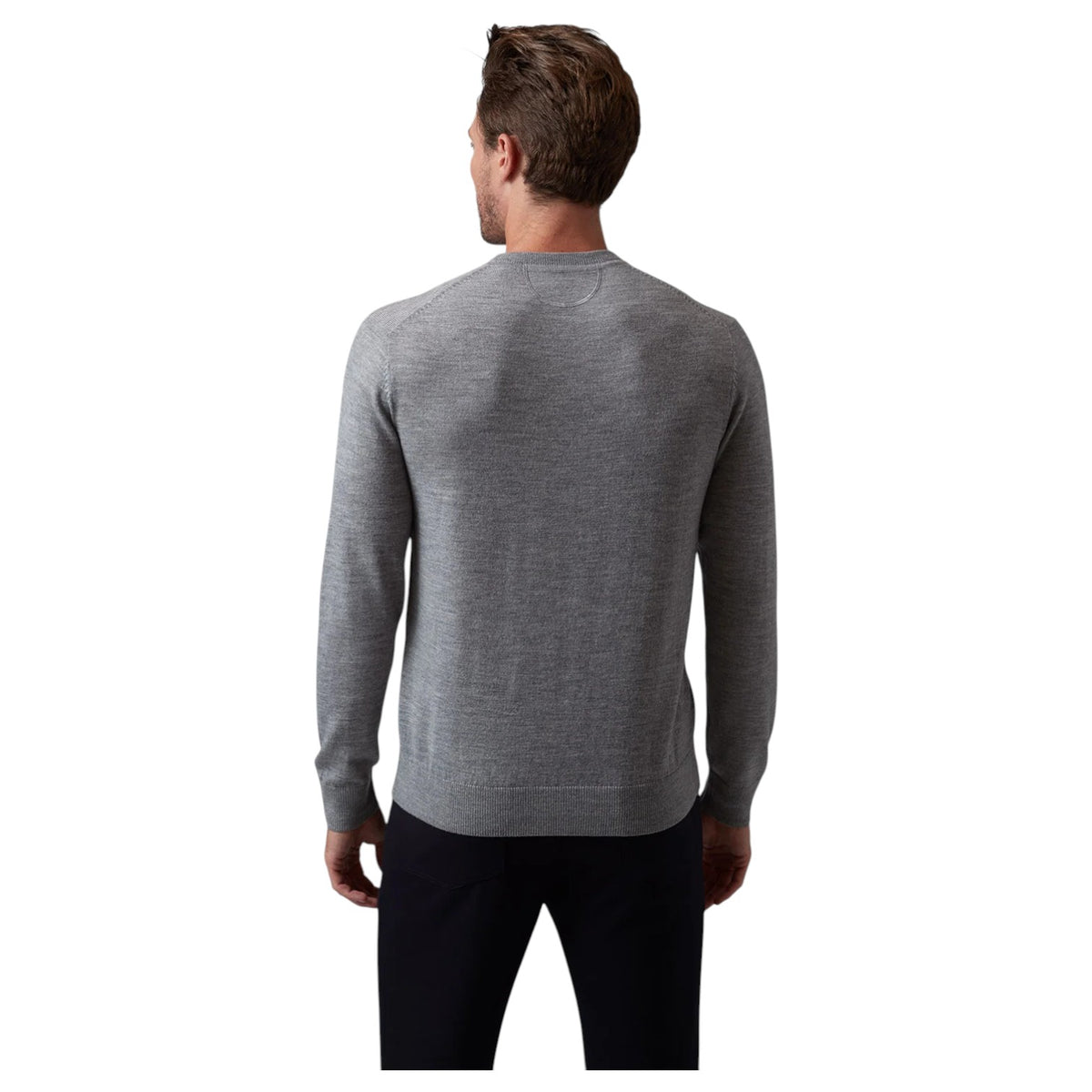 Raffi Classic V-Neck Sweater in 100% Merino Wool  HWC19391 Mix