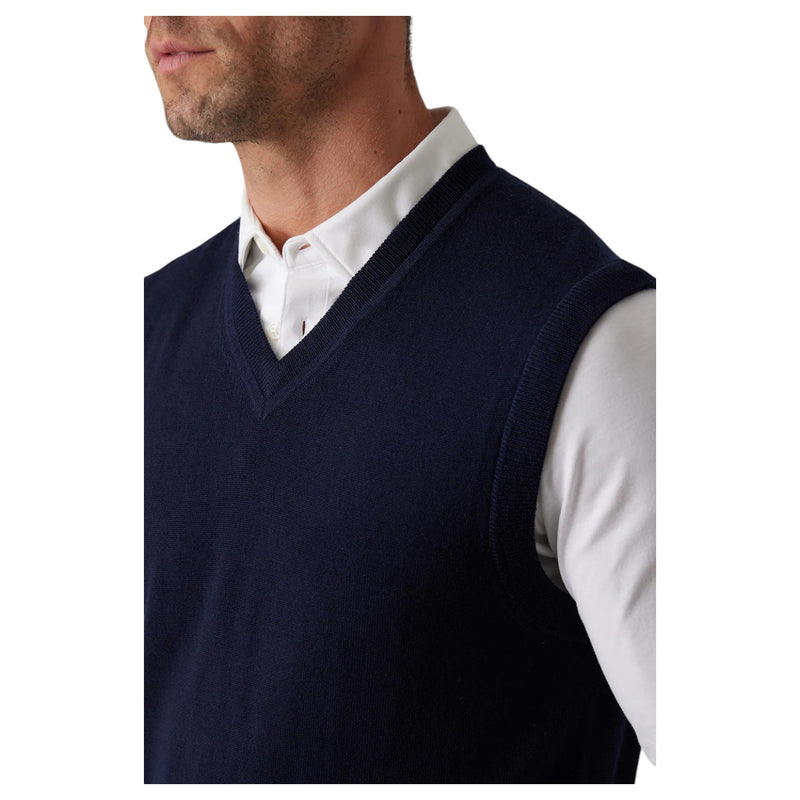 Raffi The Whitman Navy Vest  HWC39391 Navy