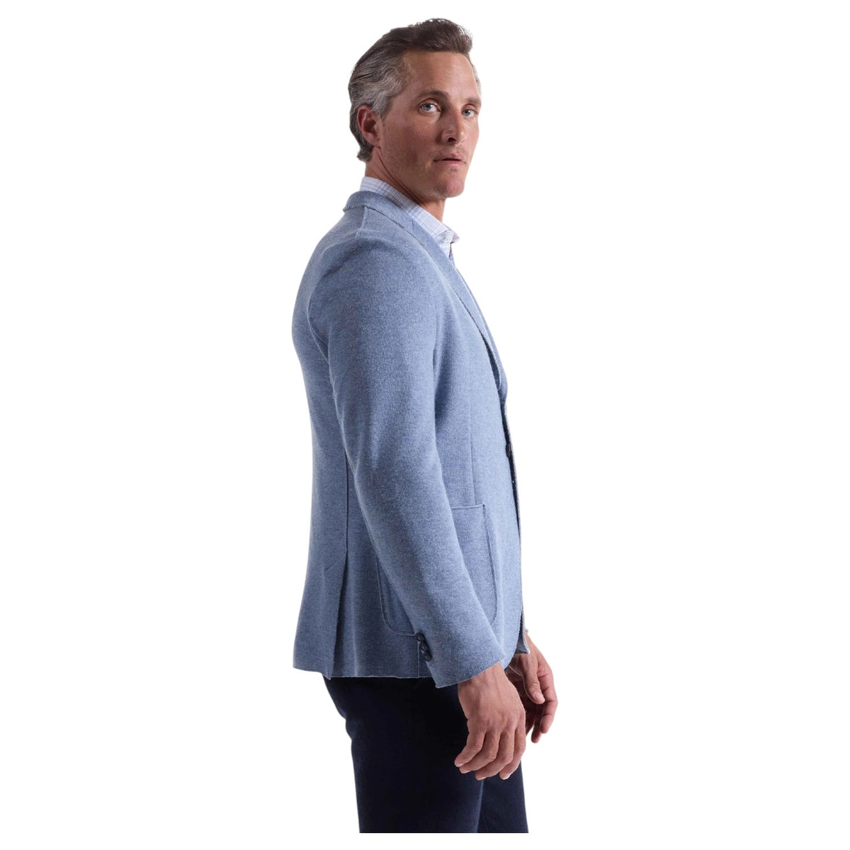Bugatchi Laser Cut Heather Two-Button Blazer HX7500J10