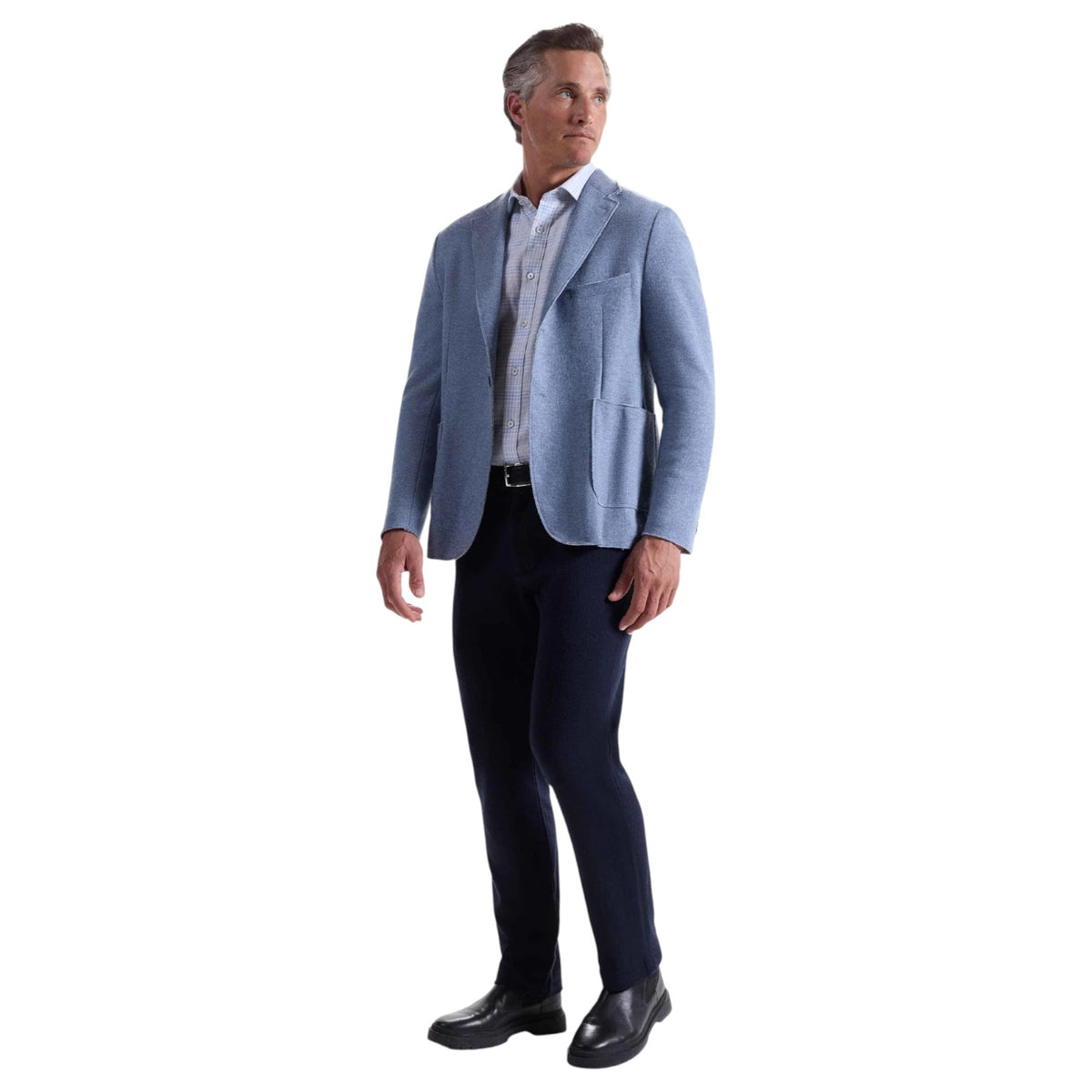 Bugatchi Laser Cut Heather Two-Button Blazer HX7500J10