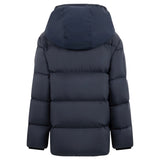 Moose Knuckles Kids' Everest 3Q Coat With Hood In Navy M35UJ197