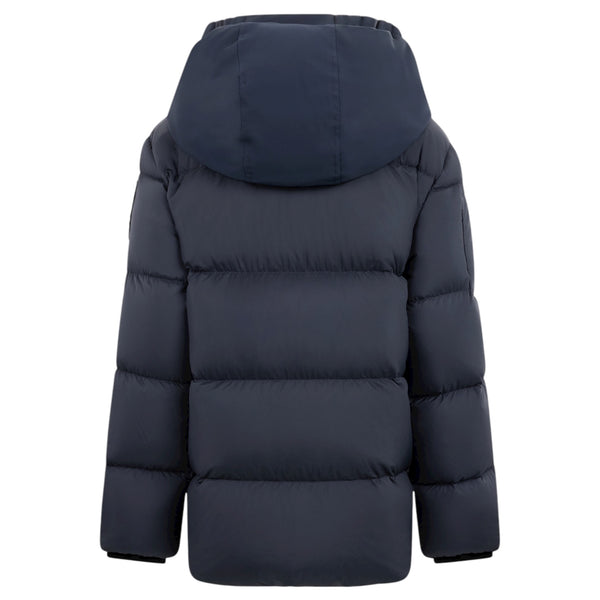 Moose Knuckles Kids' Everest 3Q Coat With Hood In Navy M35UJ197