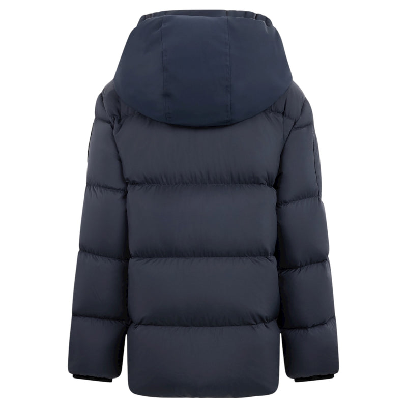 Moose Knuckles Kids' Everest 3Q Coat With Hood In Navy M35UJ197