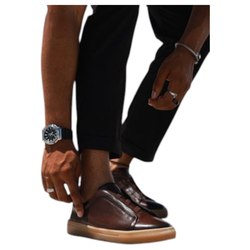 Gernie 33's Laceless Low Top Cofe Grainy 12704-CG