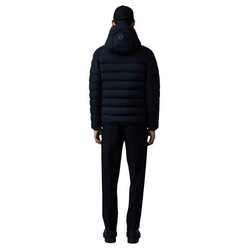 JACK-Z Agile-360 Stretch Light Down Jacket With Hood Blk/Blk