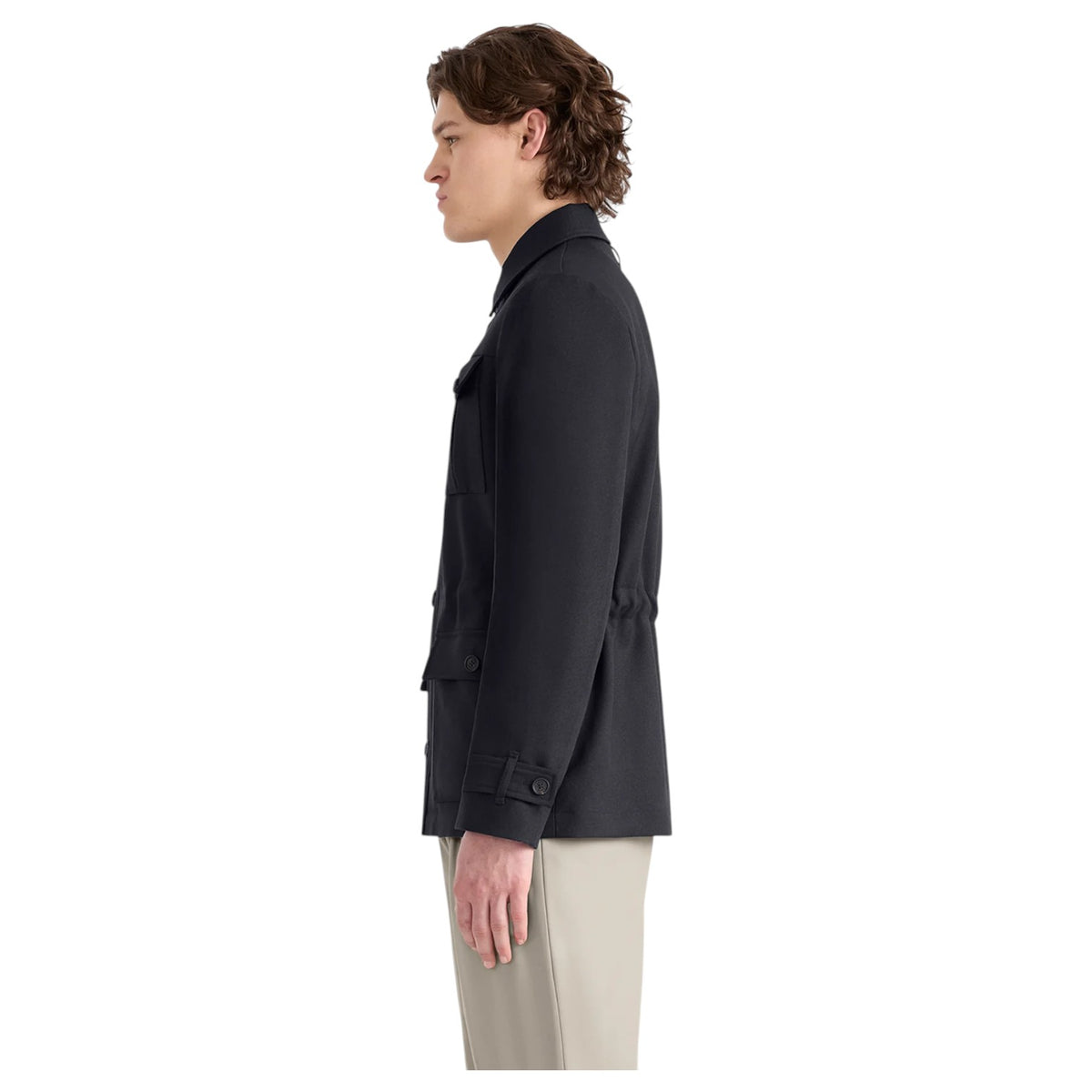Mackage JUDSON Wool Gabardine Safari Jacket