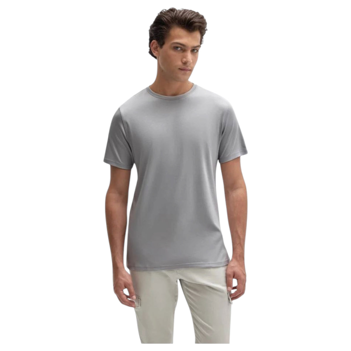 Robert Barakett The Tee Monument Grey 100% Pima Cotton